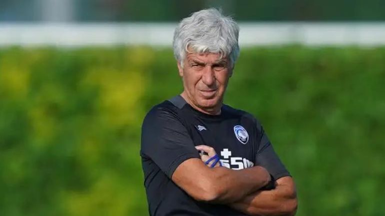 Gianpiero Gasperini in allenamento