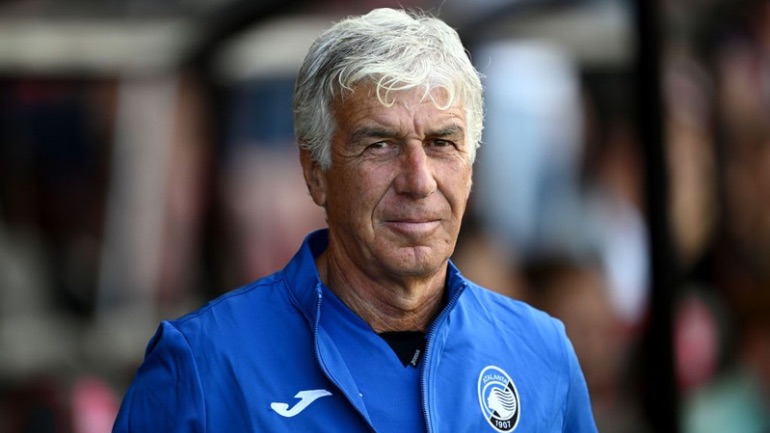 Gasperini in azione con l'Atalanta