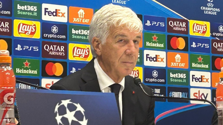 Gian Piero Gasperini in conferenza stampa in vista di Atalanta-Celtic