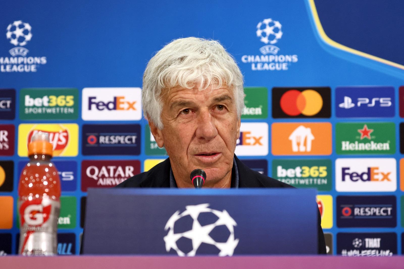 Gian Piero Gasperini in conferenza stampa