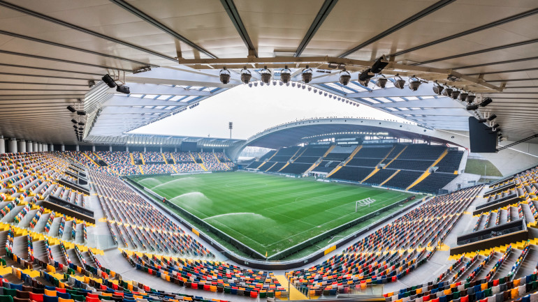 Lo stadio di Udine 