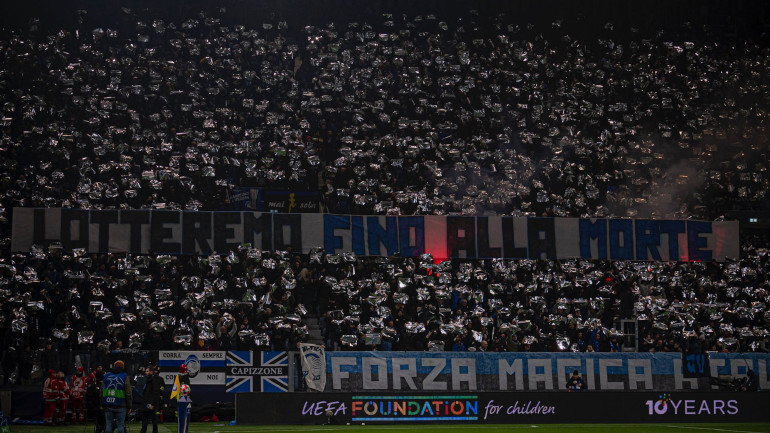 I tifosi dell'Atalanta