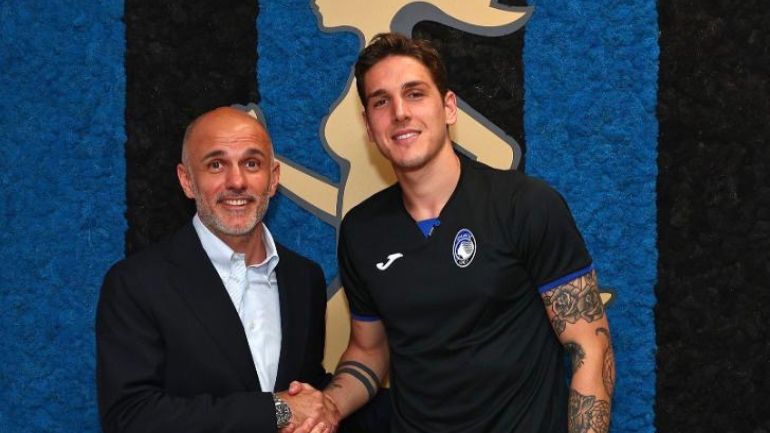 Nicolò Zaniolo con Luca Percassi